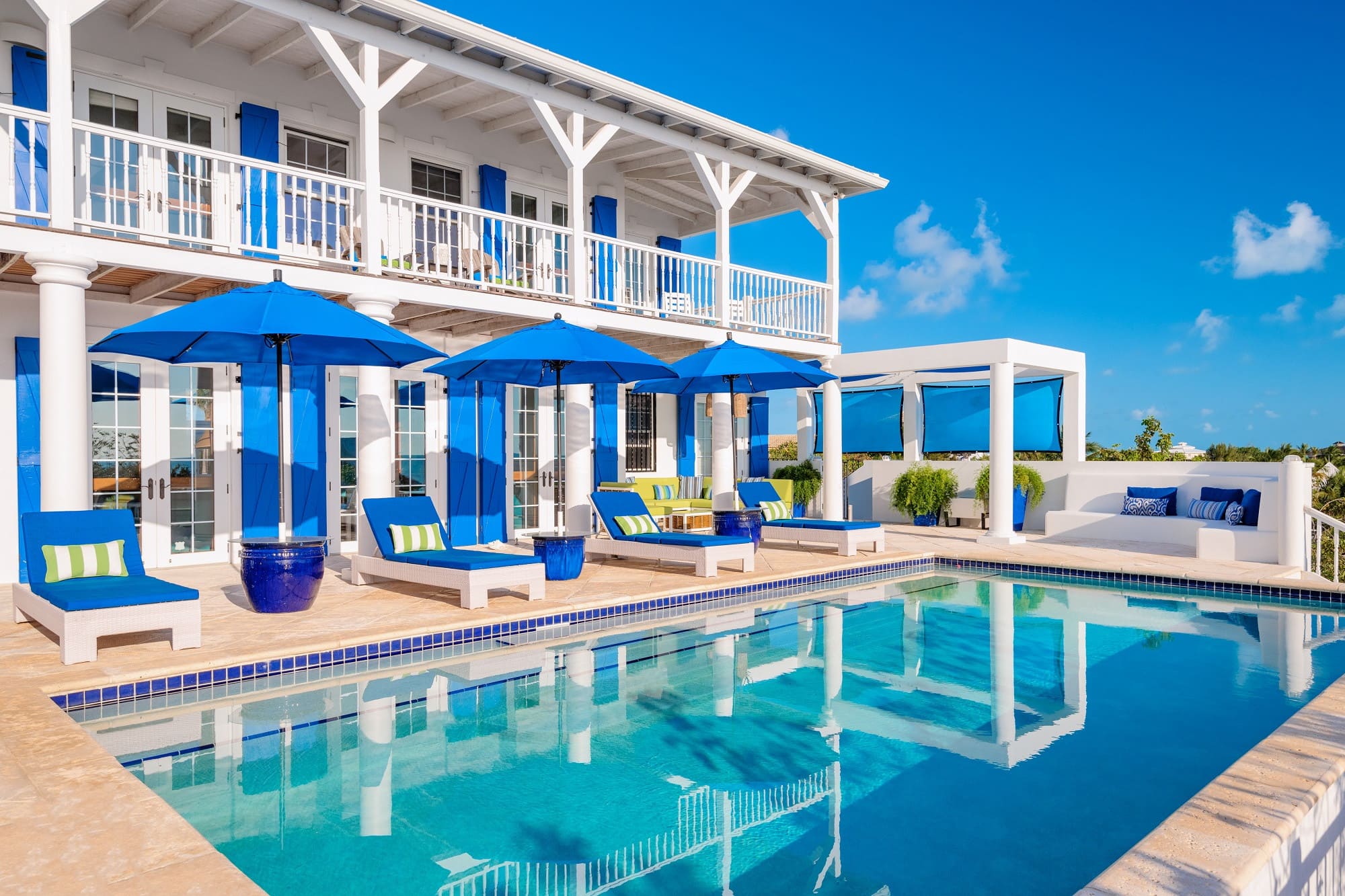 turks and caicos villa with private pool